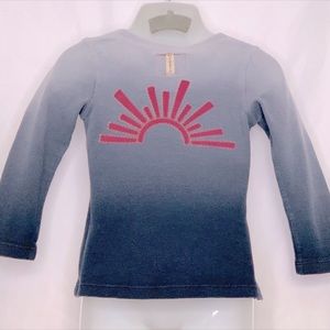 LITTLE GYPSY05 OMBRÉ LONG SLEEVES T-SHIRT.